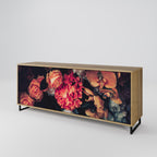 NEVERENDING BLOOM 3-Door Sideboard in Oak Effect