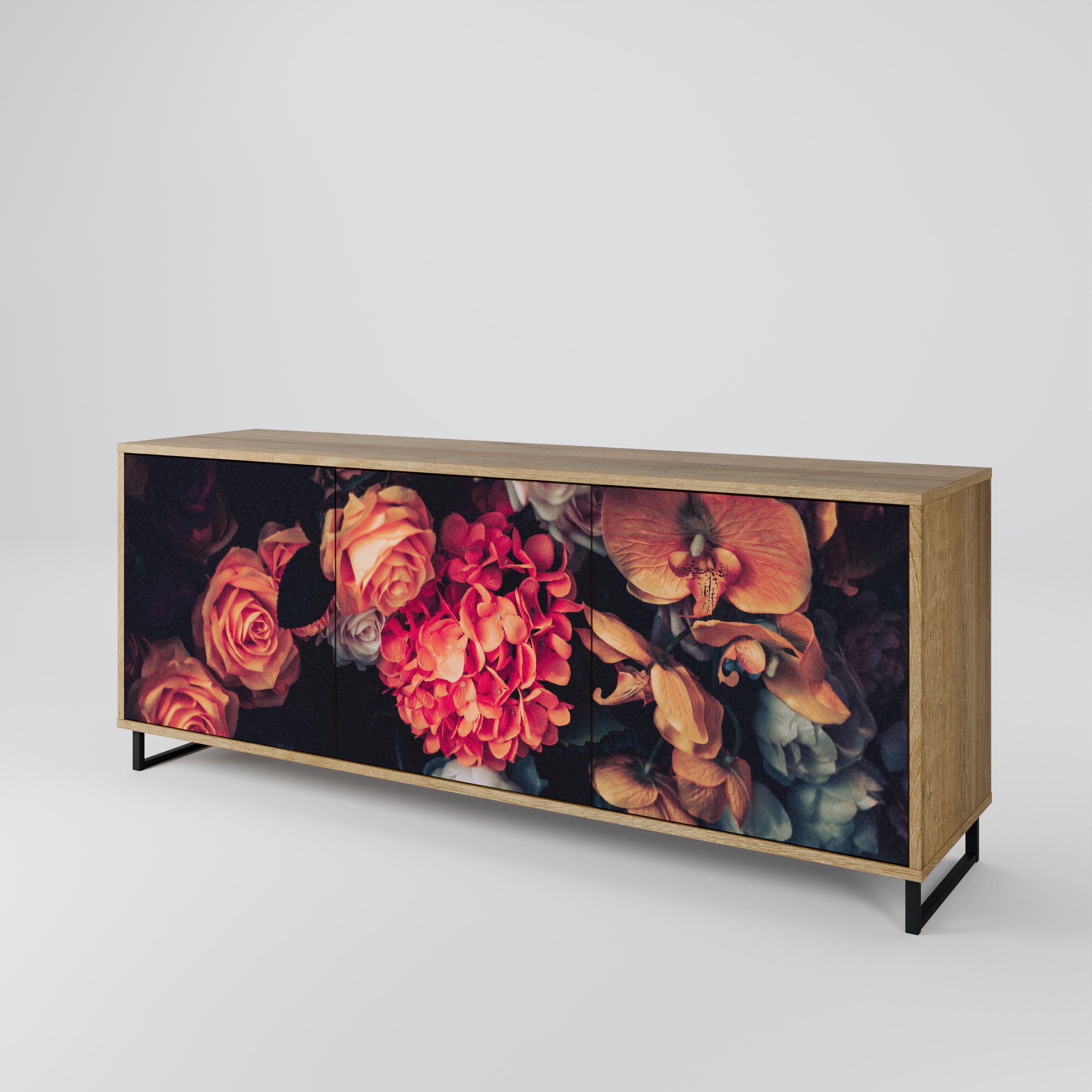 NEVERENDING BLOOM 3-Door Sideboard