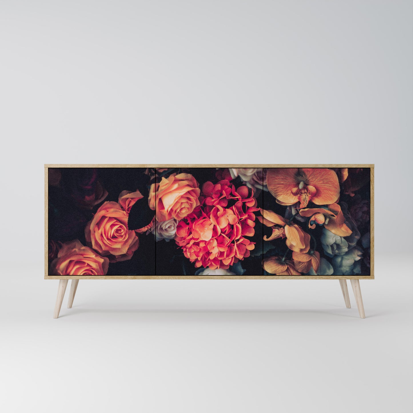 NEVERENDING BLOOM 3-türiges Sideboard