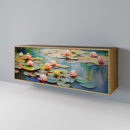 BLOOMING WATERS 3-türiges Sideboard