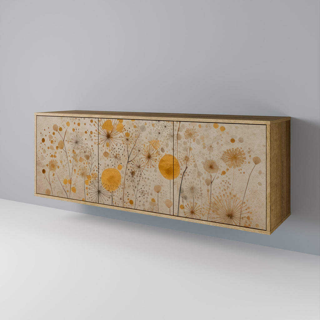 MORNING GLADE 3-Door Sideboard in Oak Effect