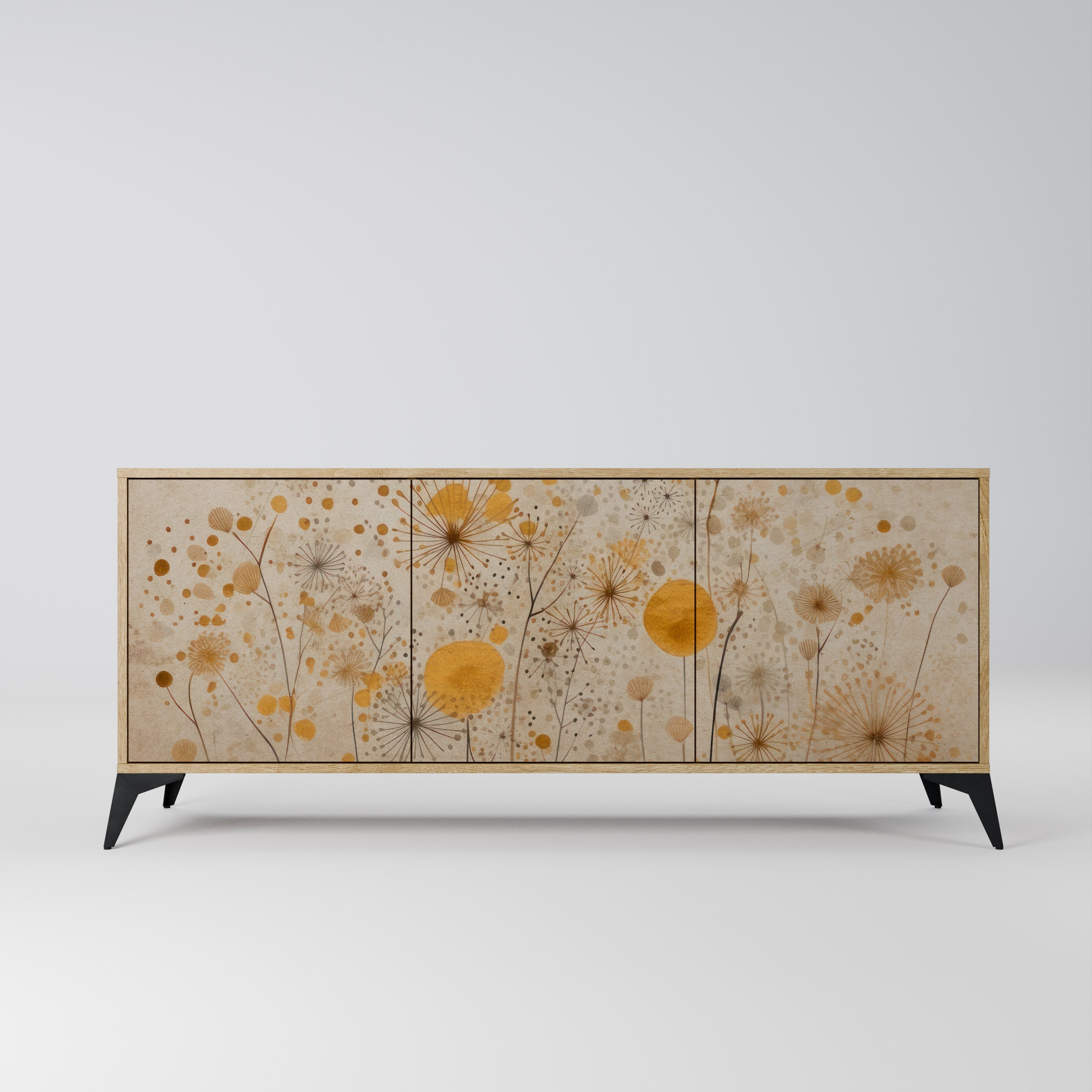 MORNING GLADE 3-Door Sideboard in Oak Effect