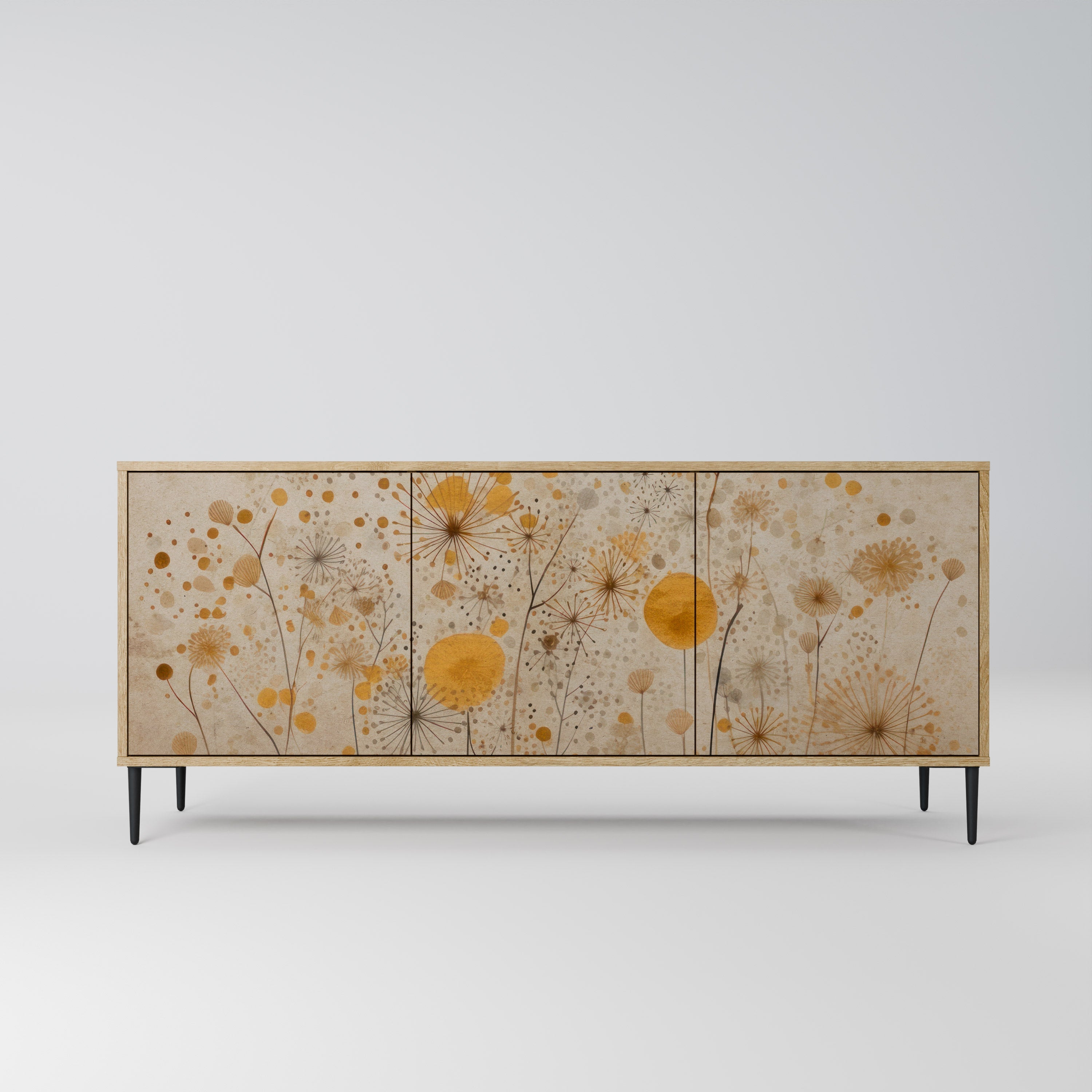 MORNING GLADE 3-Door Sideboard in Oak Effect