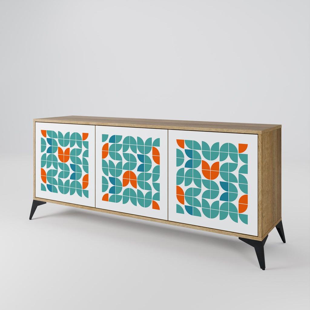 BE THE CHANGE 3-Door Sideboard in Oak Effect