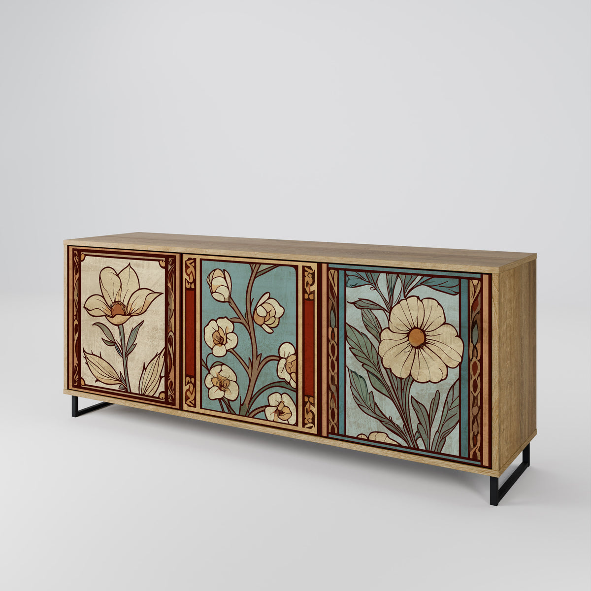 TIMELESS FLORA 3-türiges Sideboard