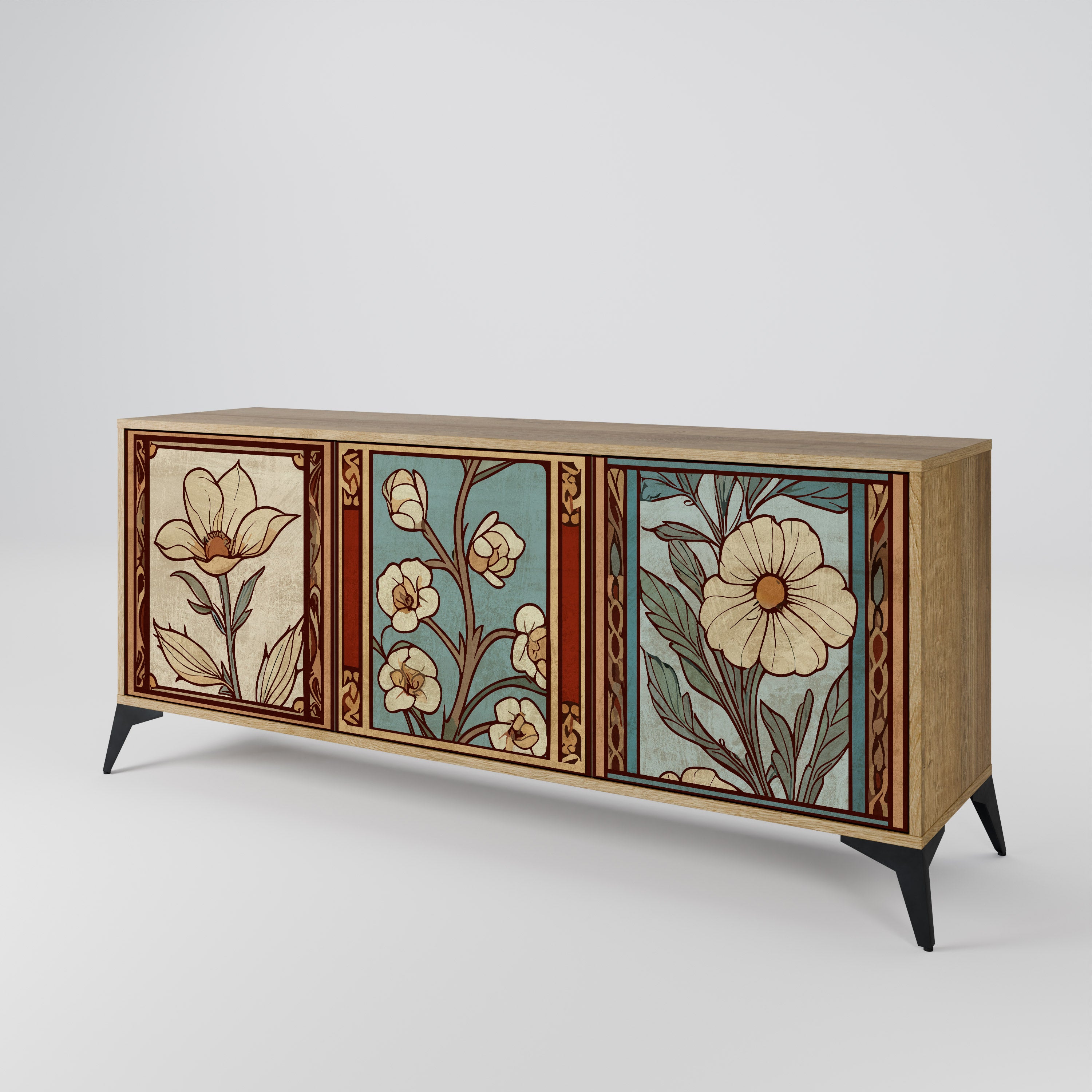 TIMELESS FLORA 3-Door Sideboard