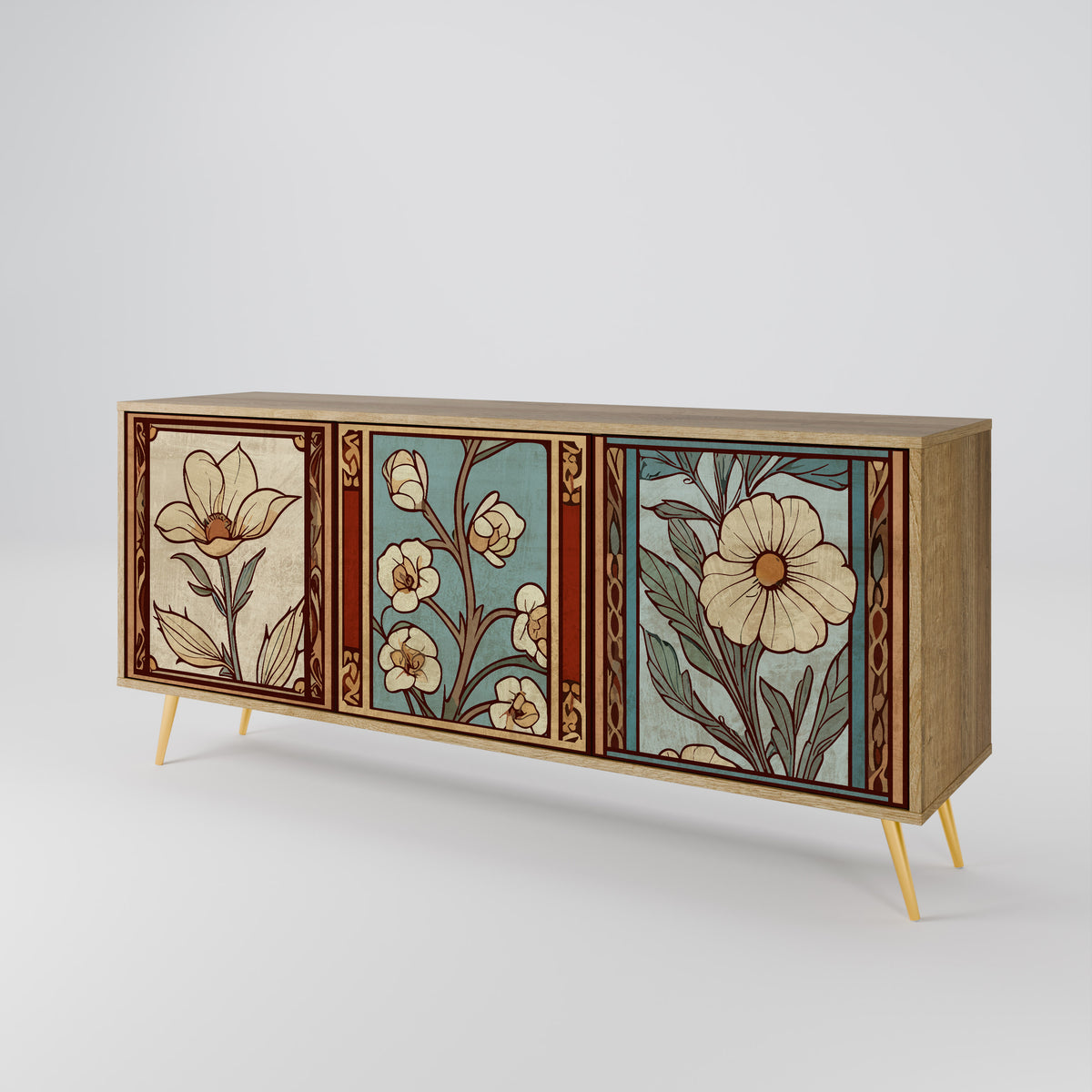 TIMELESS FLORA 3-türiges Sideboard