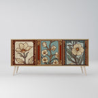 TIMELESS FLORA 3-Door Sideboard in Oak Effect