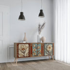 TIMELESS FLORA 3-Door Sideboard in Oak Effect