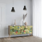 SUCCULENTS KALEIDOSCOPE 3-Door Sideboard in Oak Effect