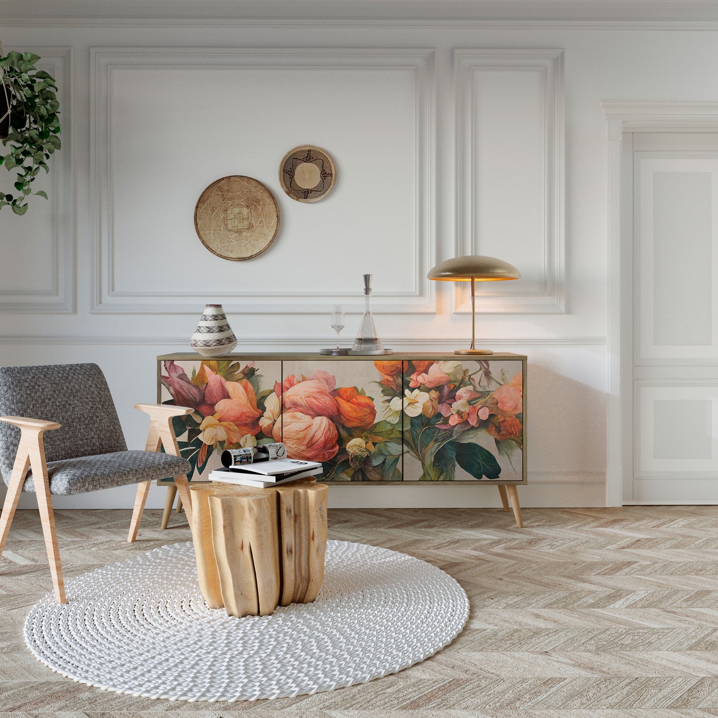 STYLISH BEAUTY 3-türiges Sideboard
