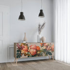 STYLISH BEAUTY 3-Door Sideboard in Oak Effect