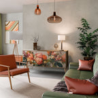 STYLISH BEAUTY 3-Door Sideboard in Oak Effect