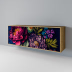BLOOMING ELEGANCE 3-Door Sideboard in Oak Effect