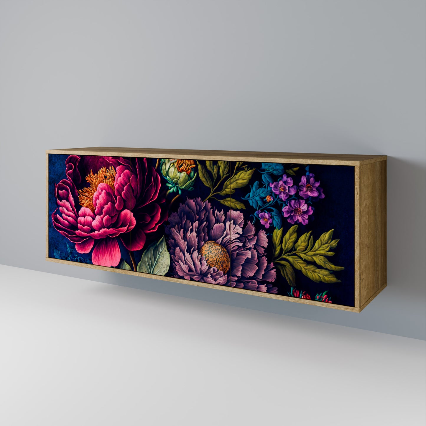 BLOOMING ELEGANCE 3-türiges Sideboard