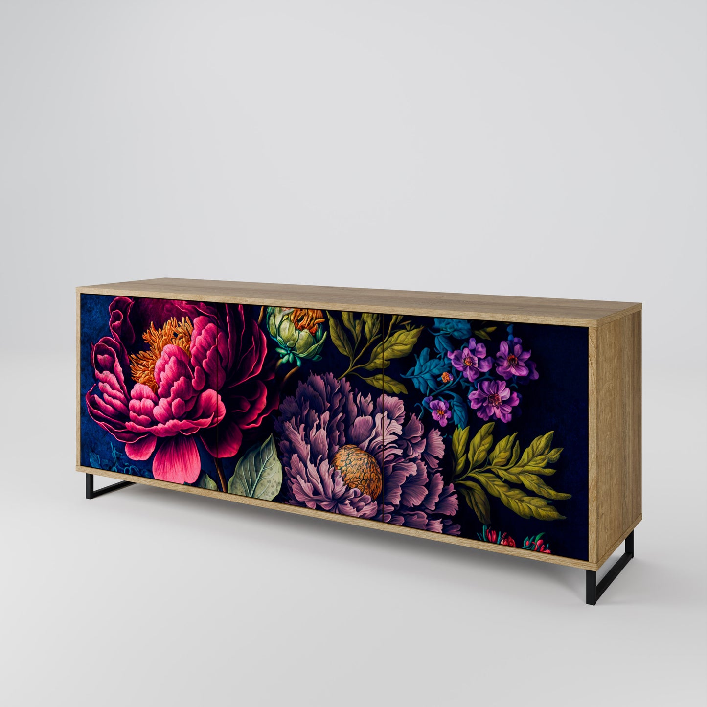 BLOOMING ELEGANCE 3-türiges Sideboard