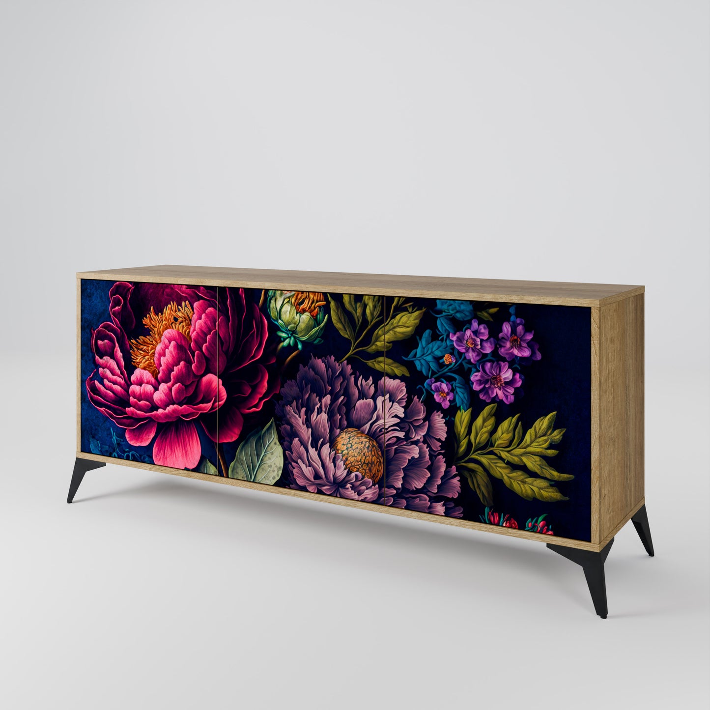 BLOOMING ELEGANCE 3-türiges Sideboard