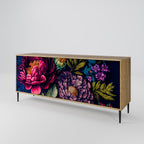 BLOOMING ELEGANCE 3-Door Sideboard in Oak Effect
