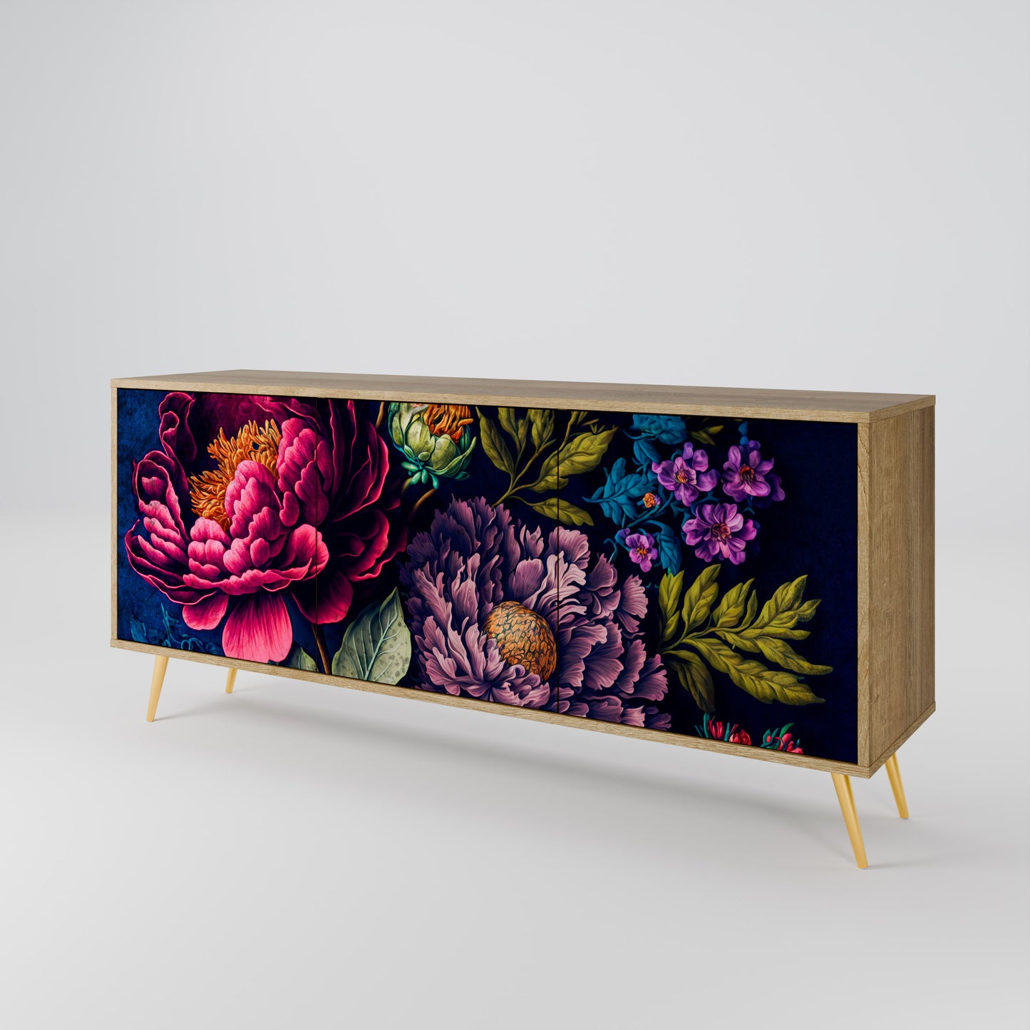 BLOOMING ELEGANCE 3-türiges Sideboard