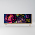 BLOOMING ELEGANCE 3-Door Sideboard in Oak Effect