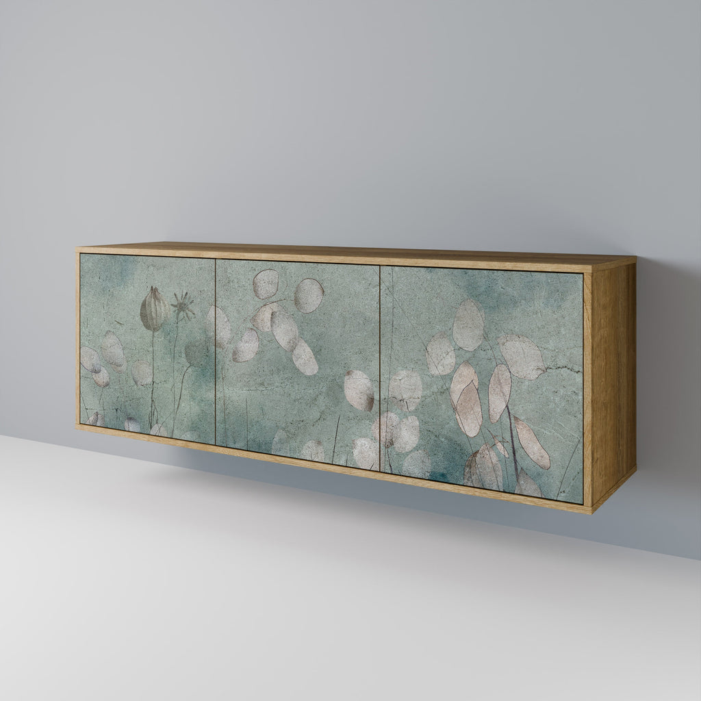 NIGHT LADY Sideboard mit 3 Türen in Eiche-Optik