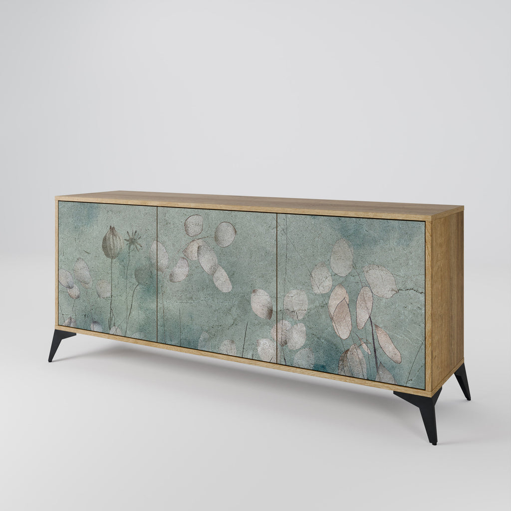 NIGHT LADY Sideboard mit 3 Türen in Eiche-Optik