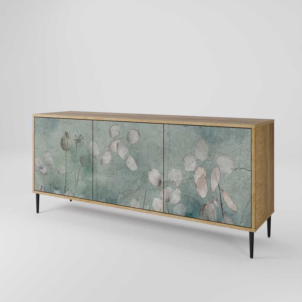NIGHT LADY Sideboard mit 3 Türen in Eiche-Optik