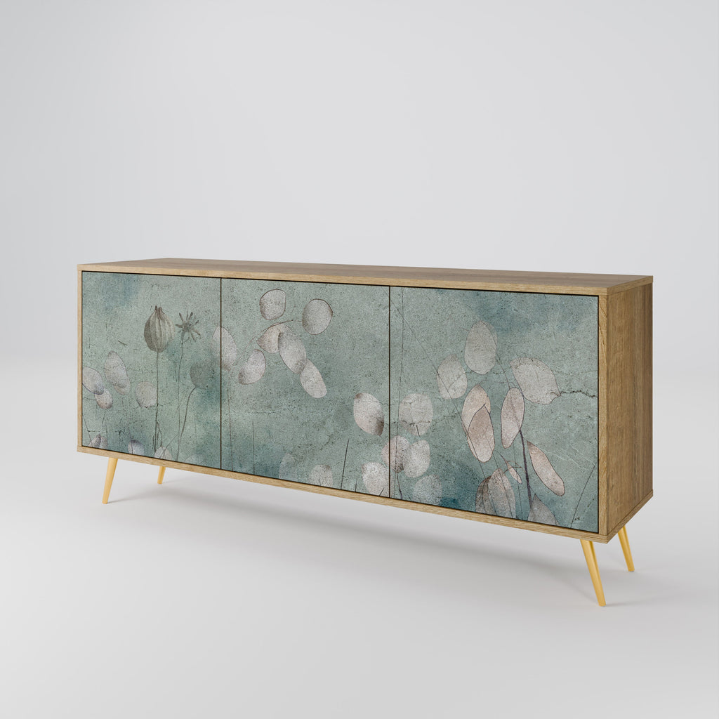 NIGHT LADY Sideboard mit 3 Türen in Eiche-Optik