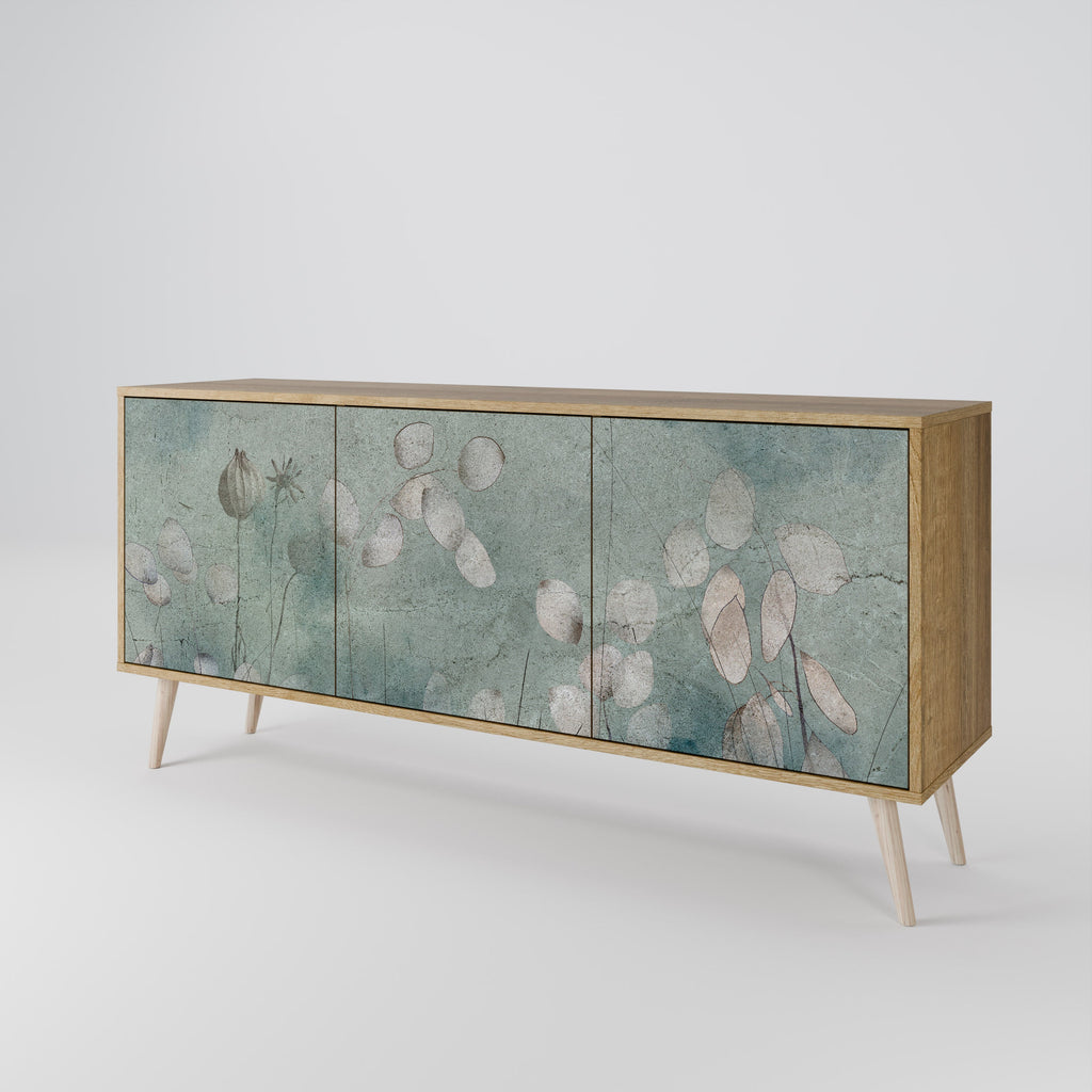 NIGHT LADY Sideboard mit 3 Türen in Eiche-Optik