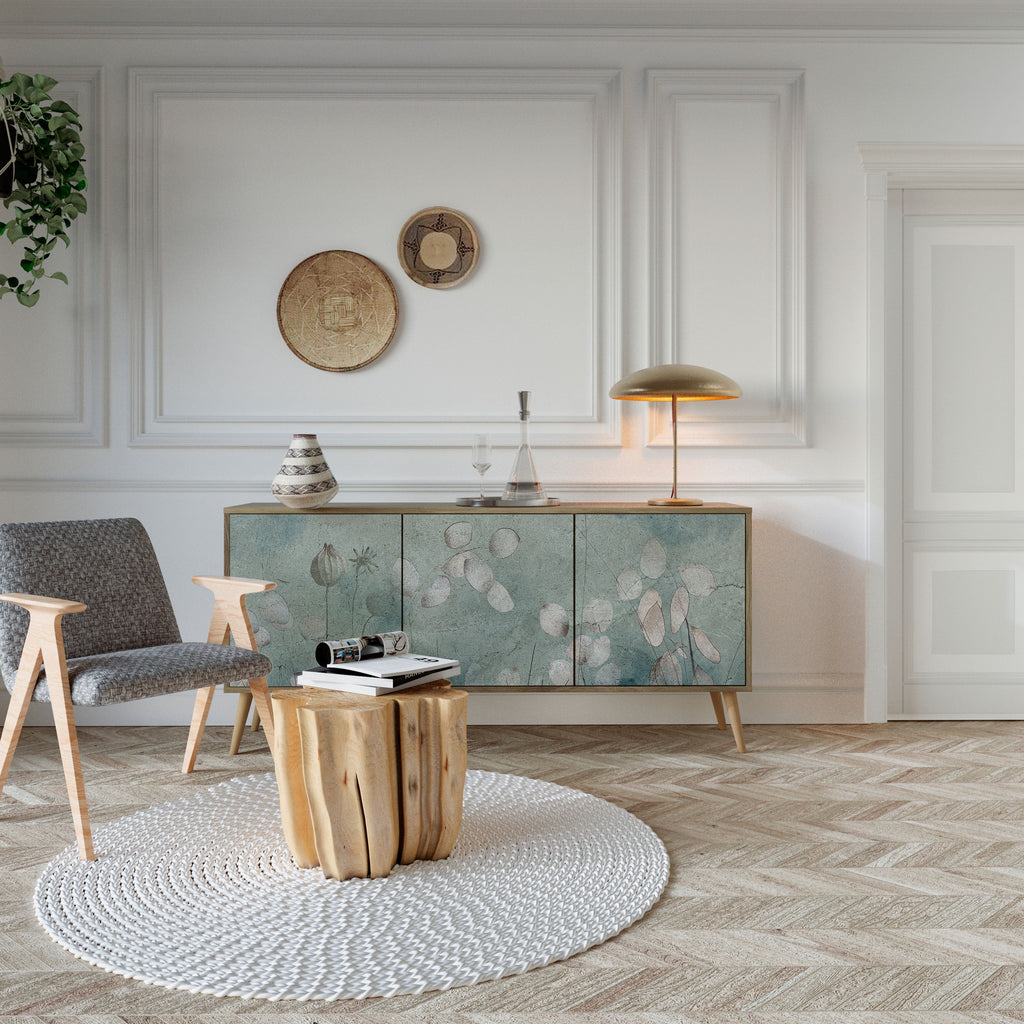 NIGHT LADY Sideboard mit 3 Türen in Eiche-Optik