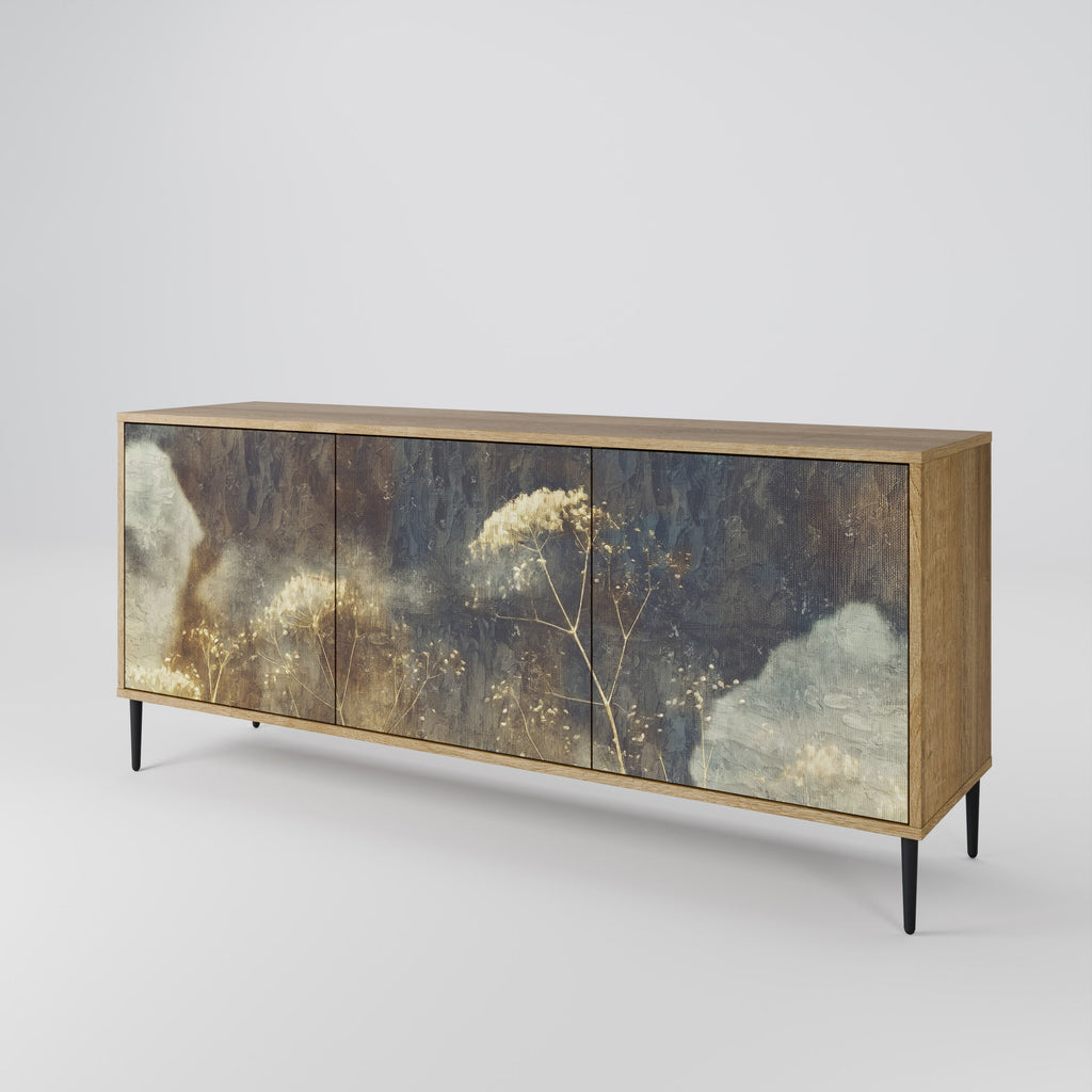 GENTLE POWER Sideboard mit 3 Türen in Eiche-Optik