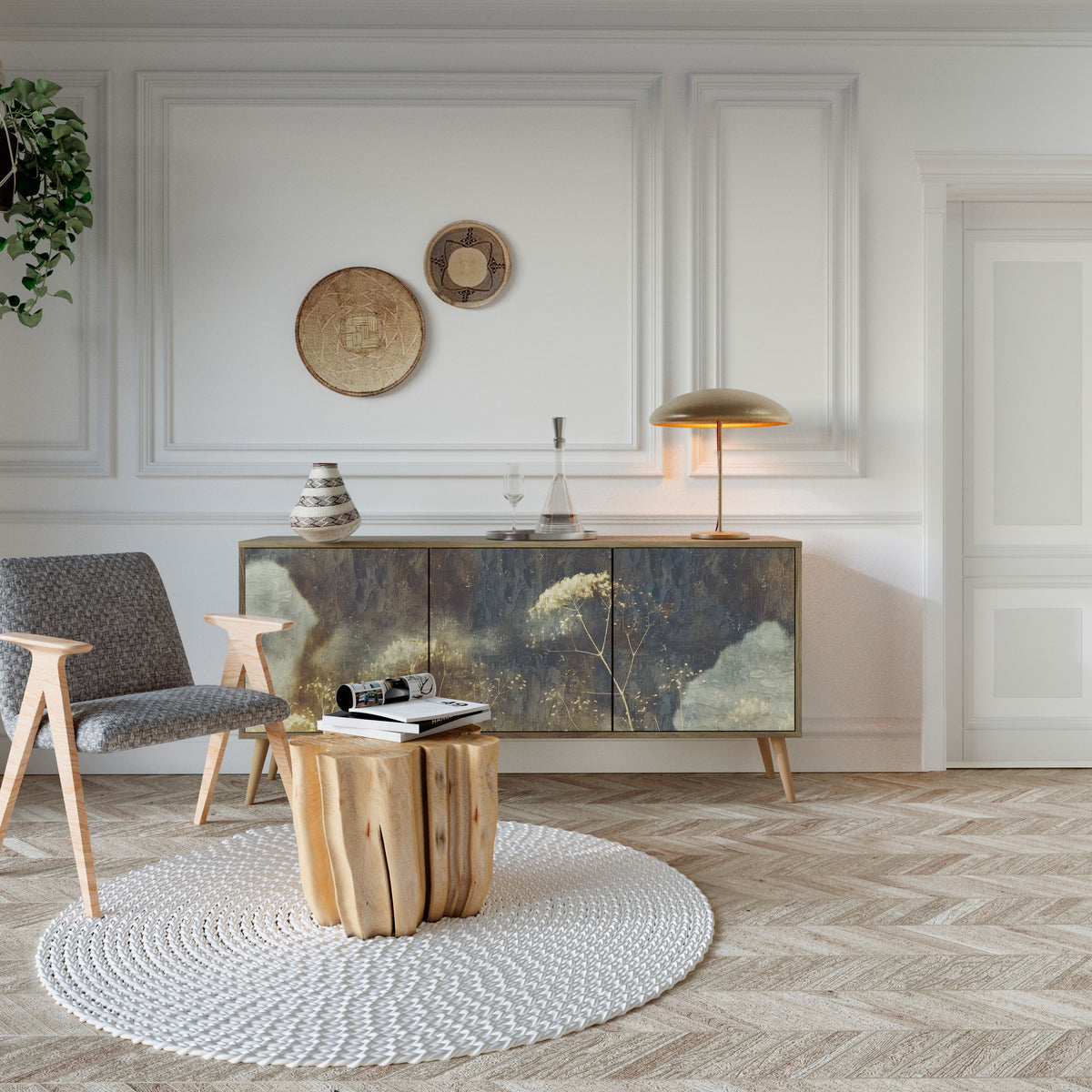 GENTLE POWER 3-türiges Sideboard