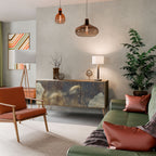 GENTLE POWER Sideboard mit 3 Türen in Eiche-Optik