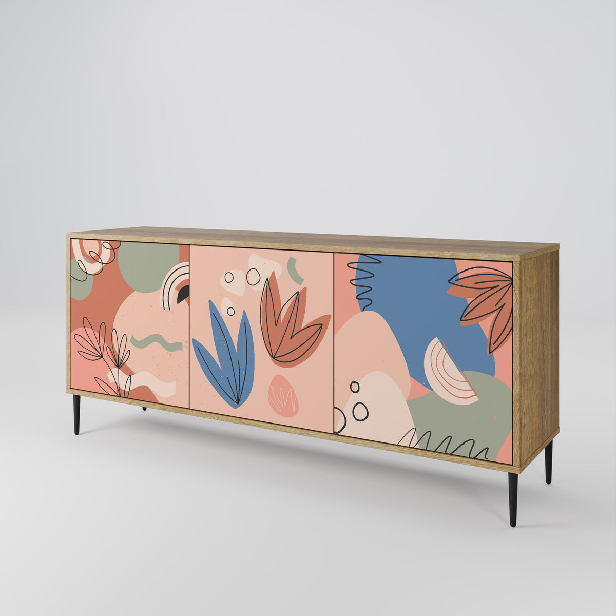 PASTEL DESTINY 3-türiges Sideboard