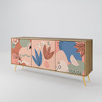 PASTEL DESTINY Sideboard mit 3 Türen in Eiche-Optik