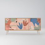 PASTEL DESTINY Sideboard mit 3 Türen in Eiche-Optik