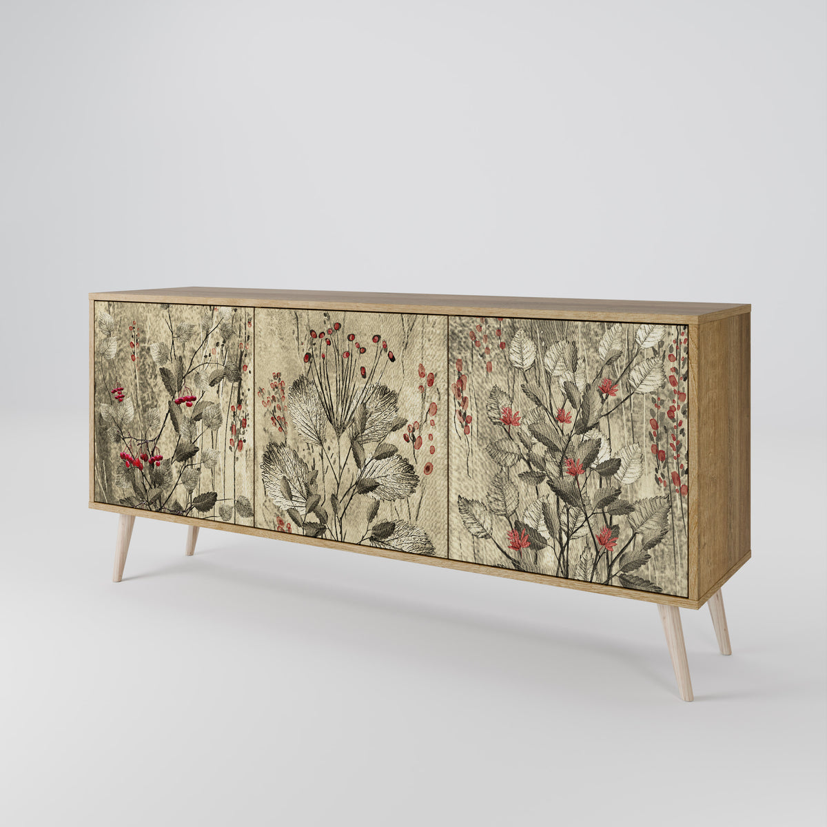 HERBAL GRACE 3-türiges Sideboard