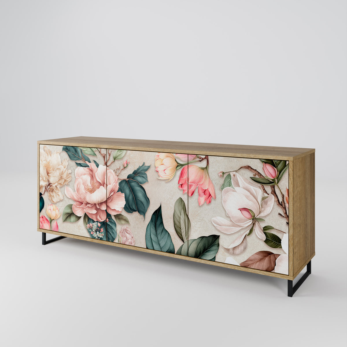 FLORAL GRACE 3-türiges Sideboard