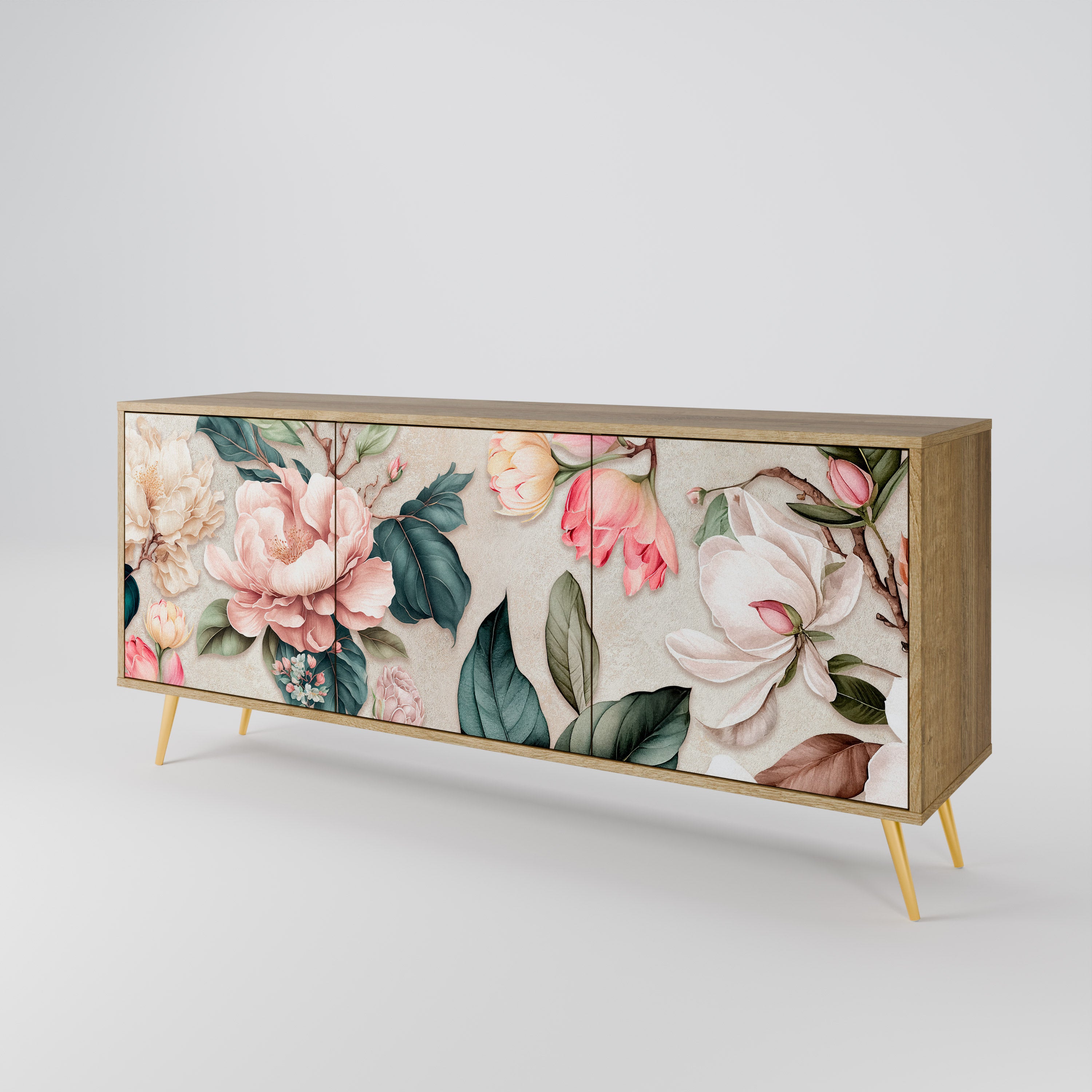 FLORAL GRACE 3-Door Sideboard