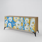 DAISY LUXE Sideboard mit 3 Türen in Eiche-Optik