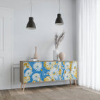 DAISY LUXE Sideboard mit 3 Türen in Eiche-Optik