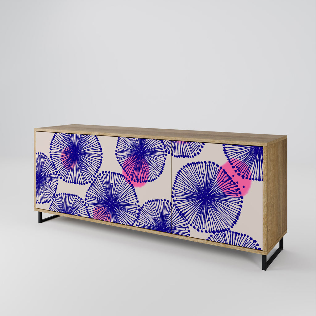 MAGIC NATURE 3-Door Sideboard in Oak Effect