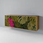 TROPICAL BEAUTY 3-Door Sideboard in Oak Effect