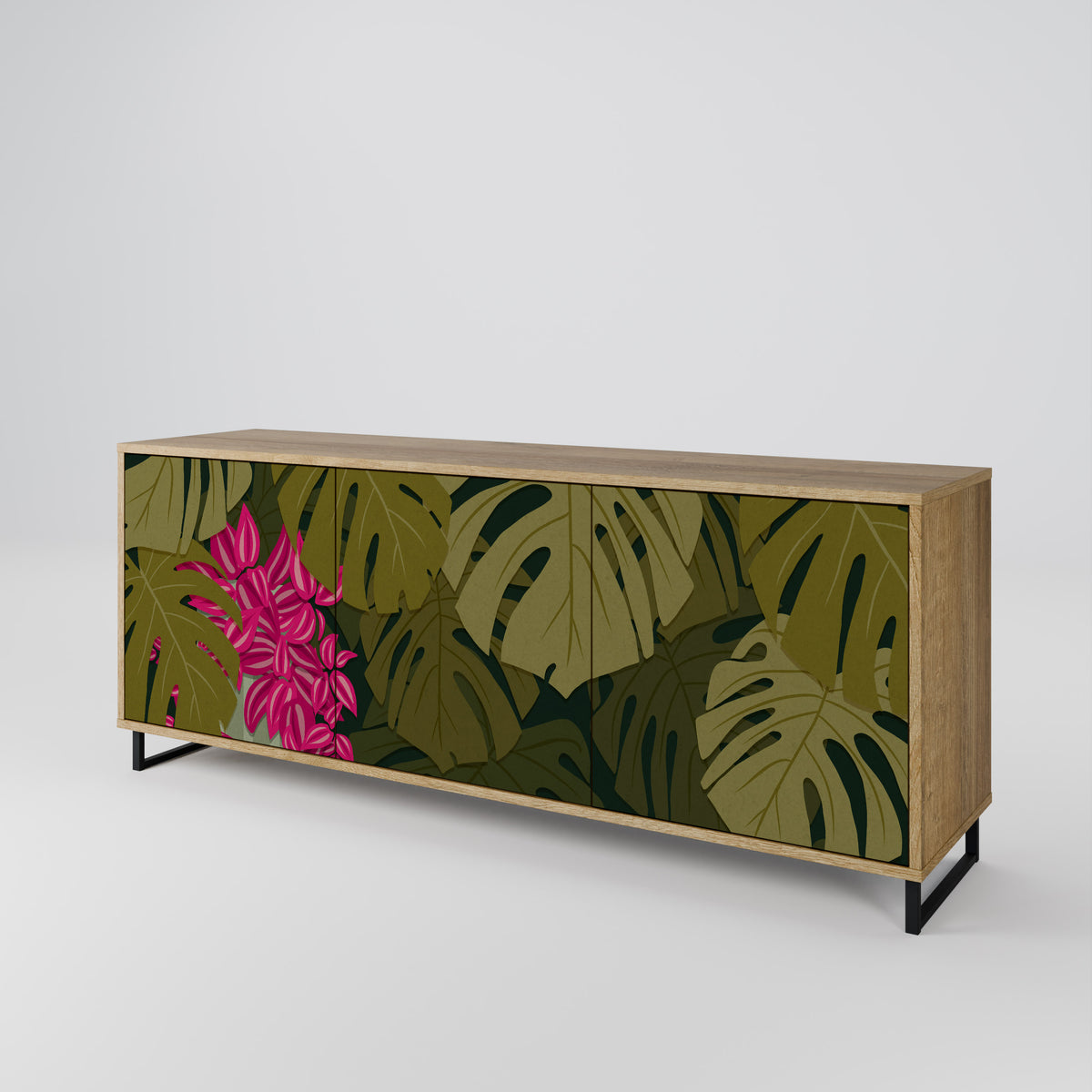 TROPICAL BEAUTY 3-türiges Sideboard