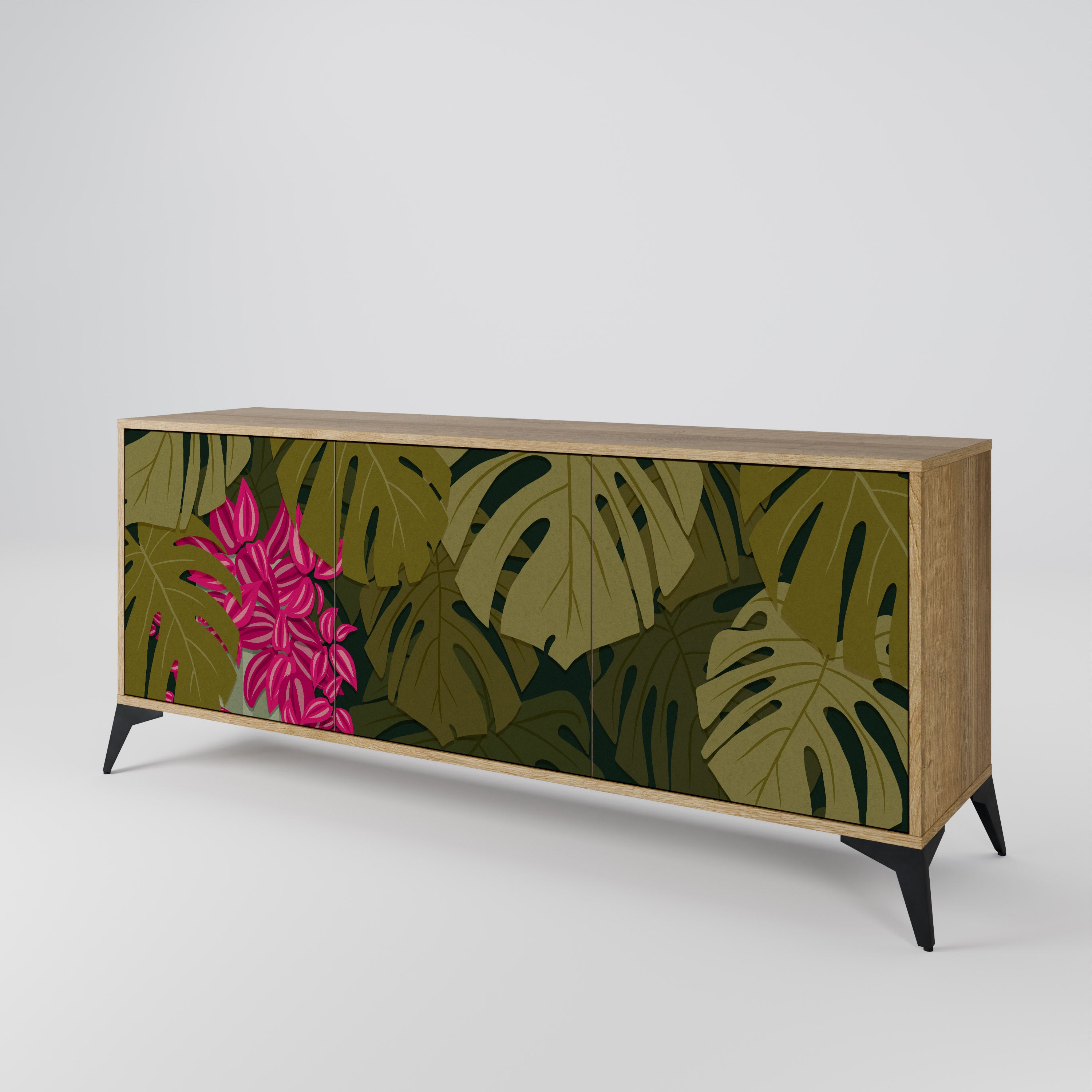 TROPICAL BEAUTY 3-Door Sideboard