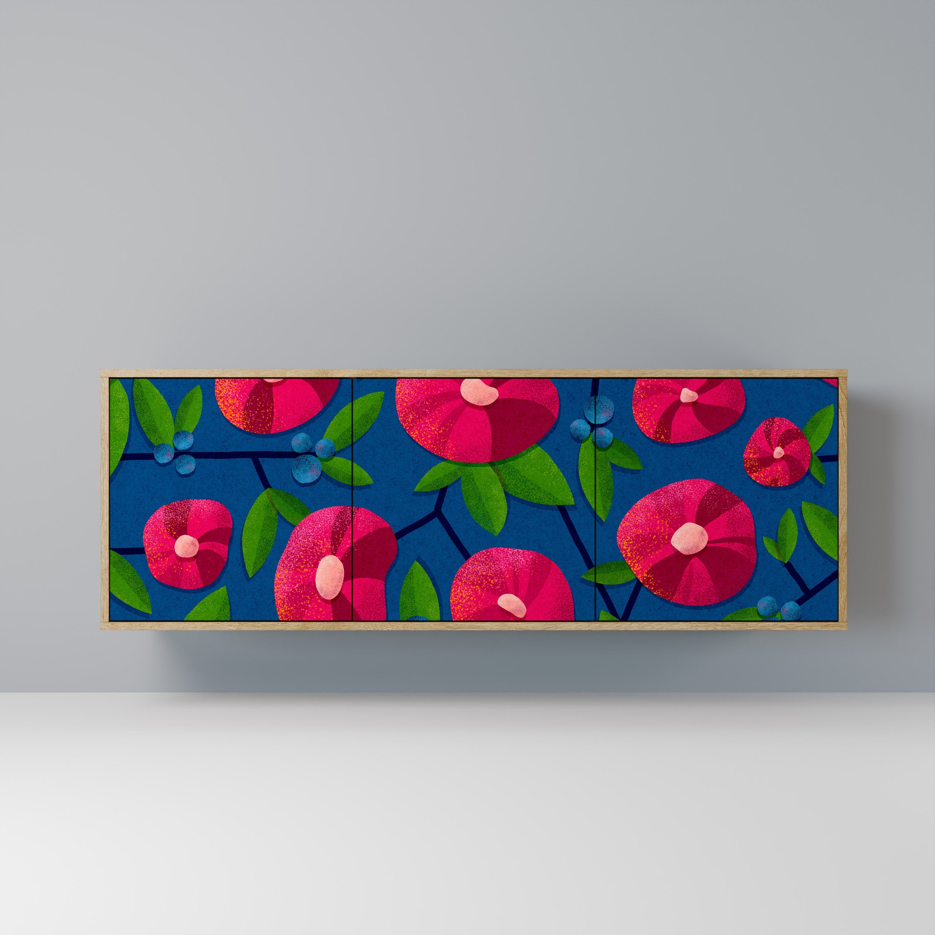 SPRING THOUGHTS Sideboard mit 3 Türen in Eiche-Optik