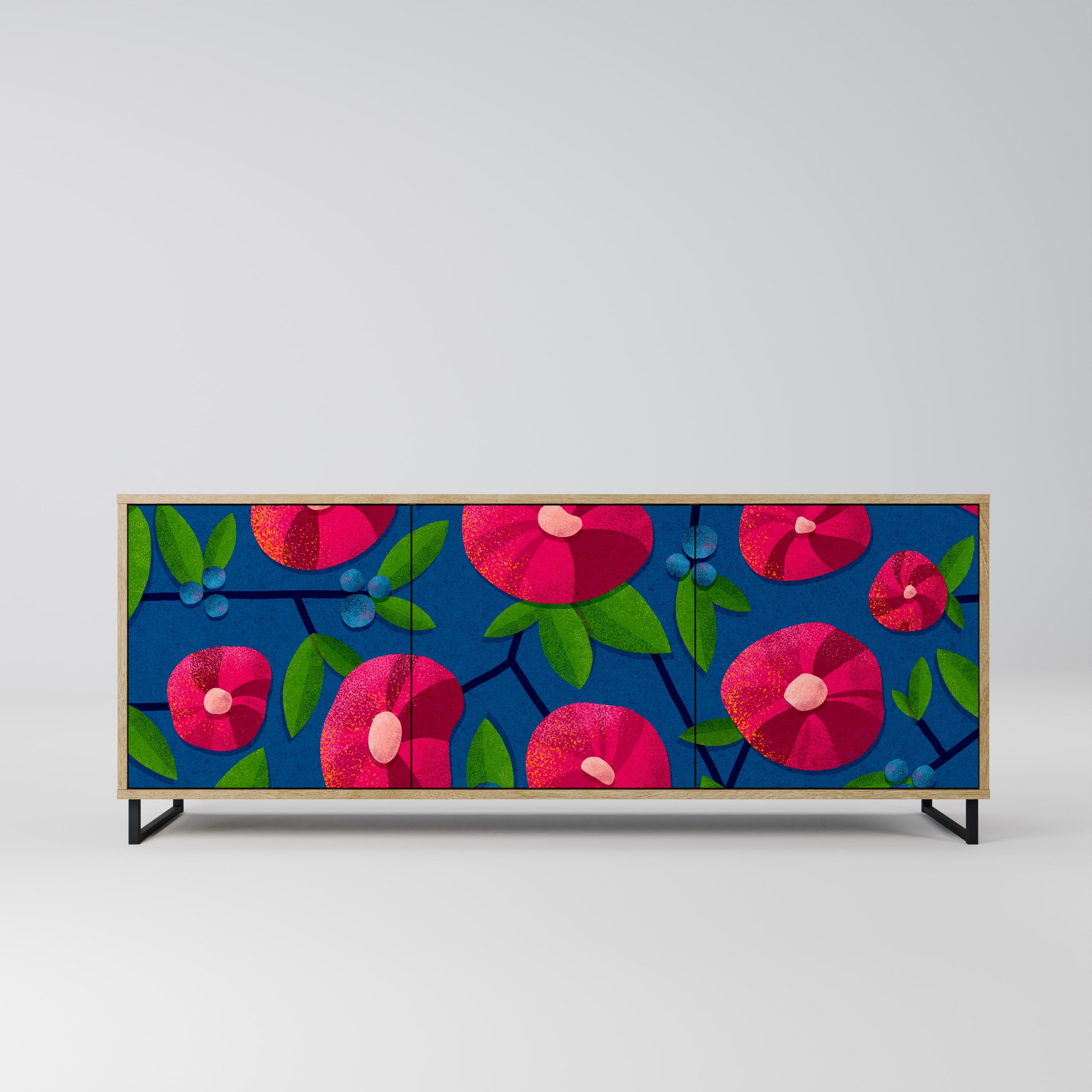 SPRING THOUGHTS Sideboard mit 3 Türen in Eiche-Optik