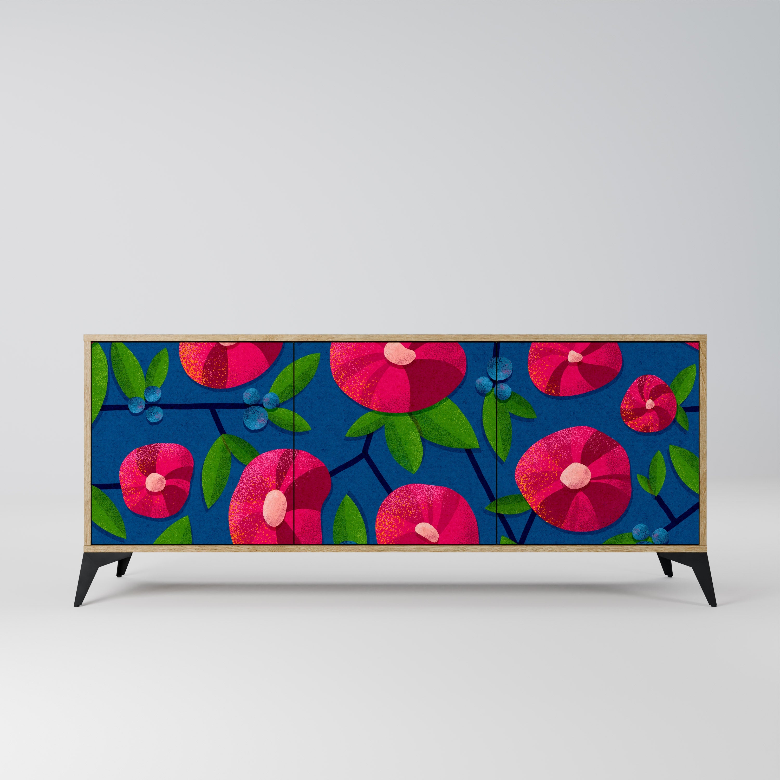 SPRING THOUGHTS Sideboard mit 3 Türen in Eiche-Optik