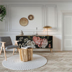 LUSH ELEGANCE 3-Door Sideboard in Oak Effect