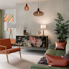 LUSH ELEGANCE 3-Door Sideboard in Oak Effect